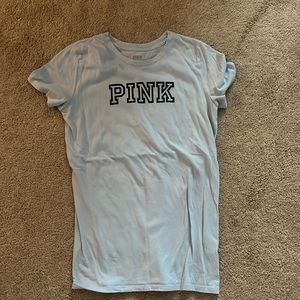 Women’s light blue tee shirt